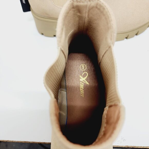 Tan Chunky Heel Chelsea Boots By Mataetti Size 9 For Women - Picture 7 of 15